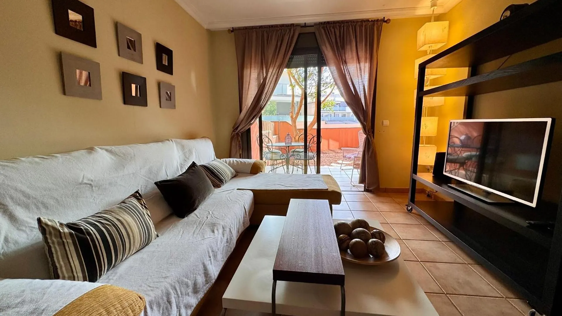 Apartamento Paraiso La Tejita, terraza y piscina